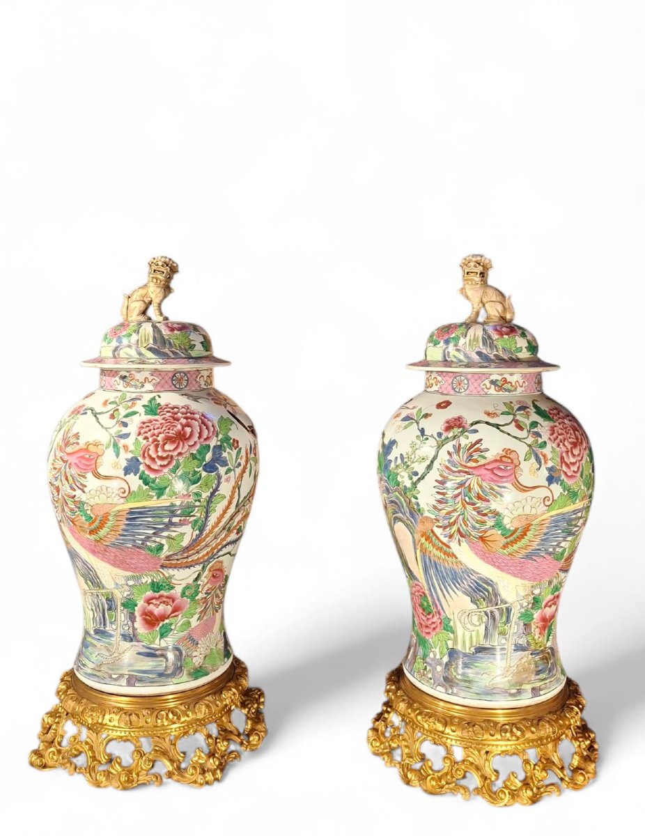 Coppia di grandi potiches Samson-photo-2