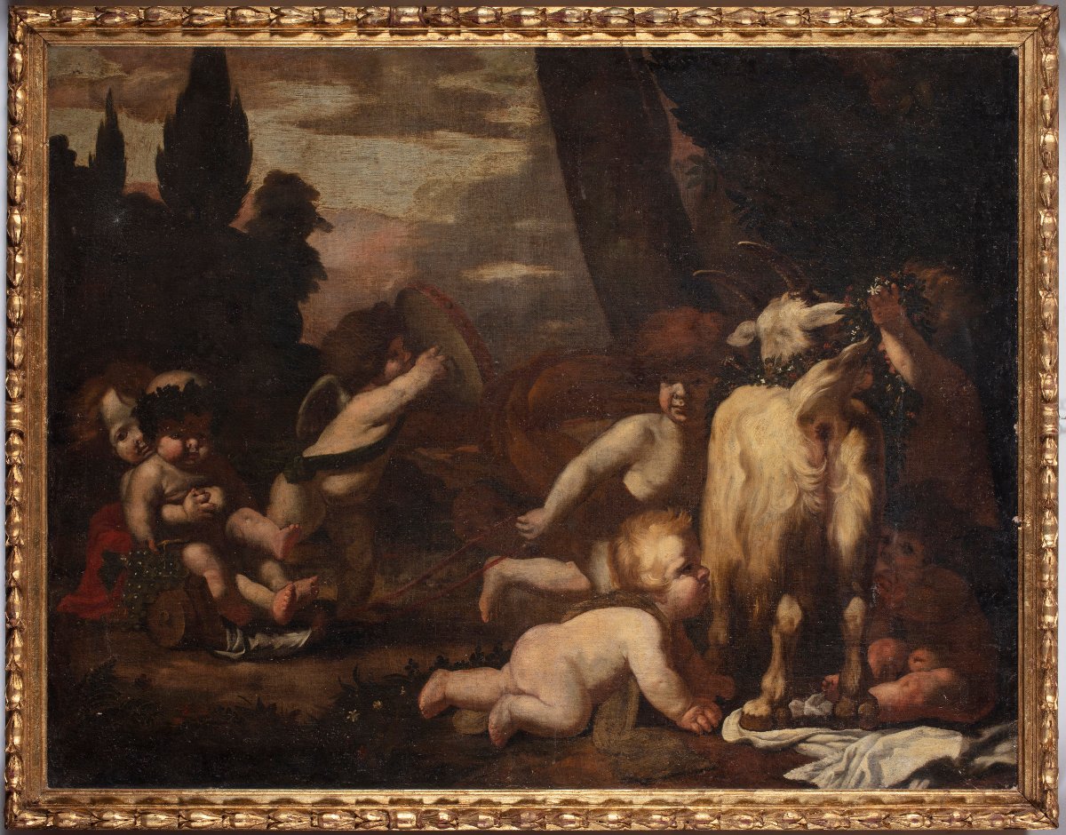 Trionfo di Bacco con putti