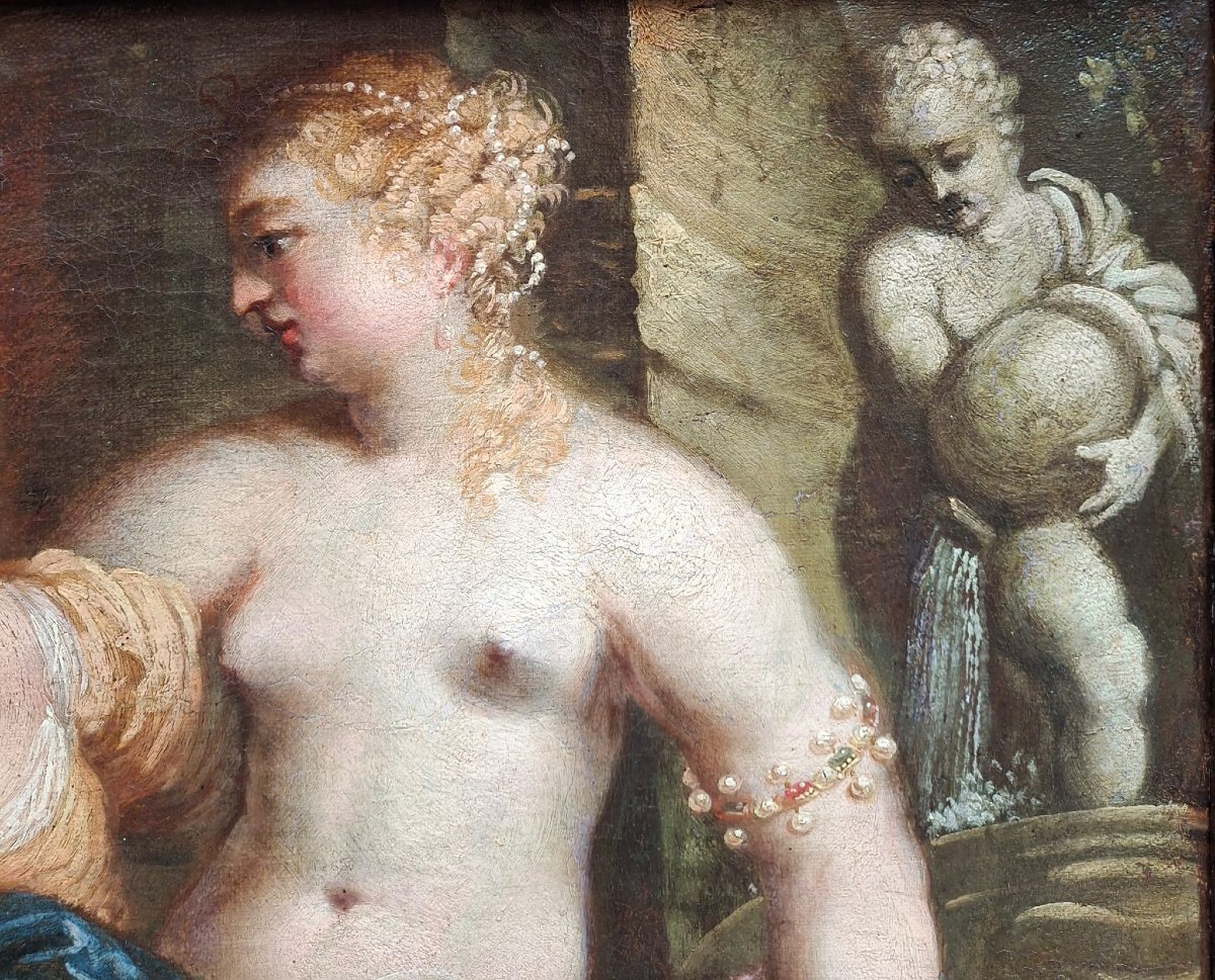 Betsabea al bagno, pittore veneto-photo-2