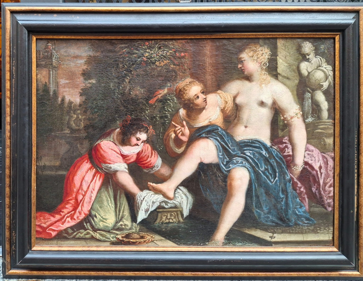 Betsabea al bagno, pittore veneto