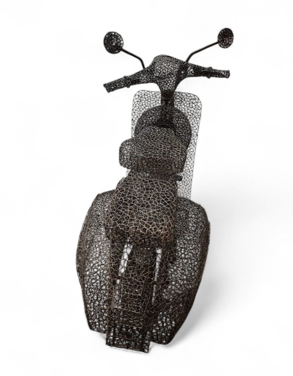 Anacleto Spazzapan, Vespa in ferro-photo-2