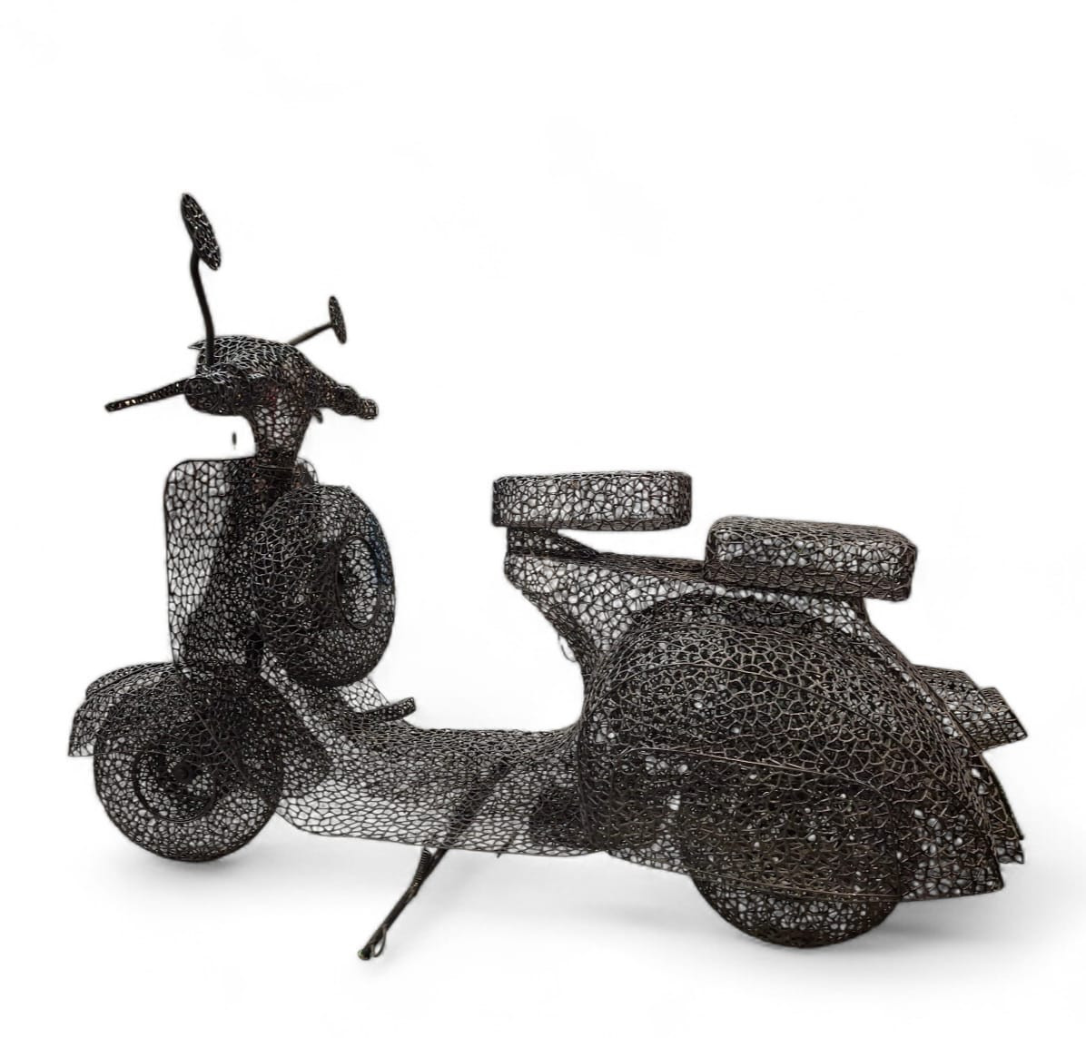 Anacleto Spazzapan, Vespa in ferro