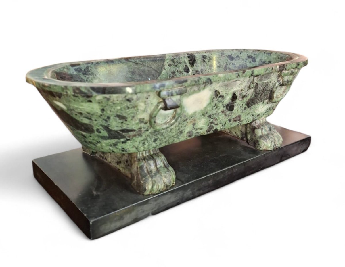 Modello di vasca in marmo Verde Alpi-photo-3