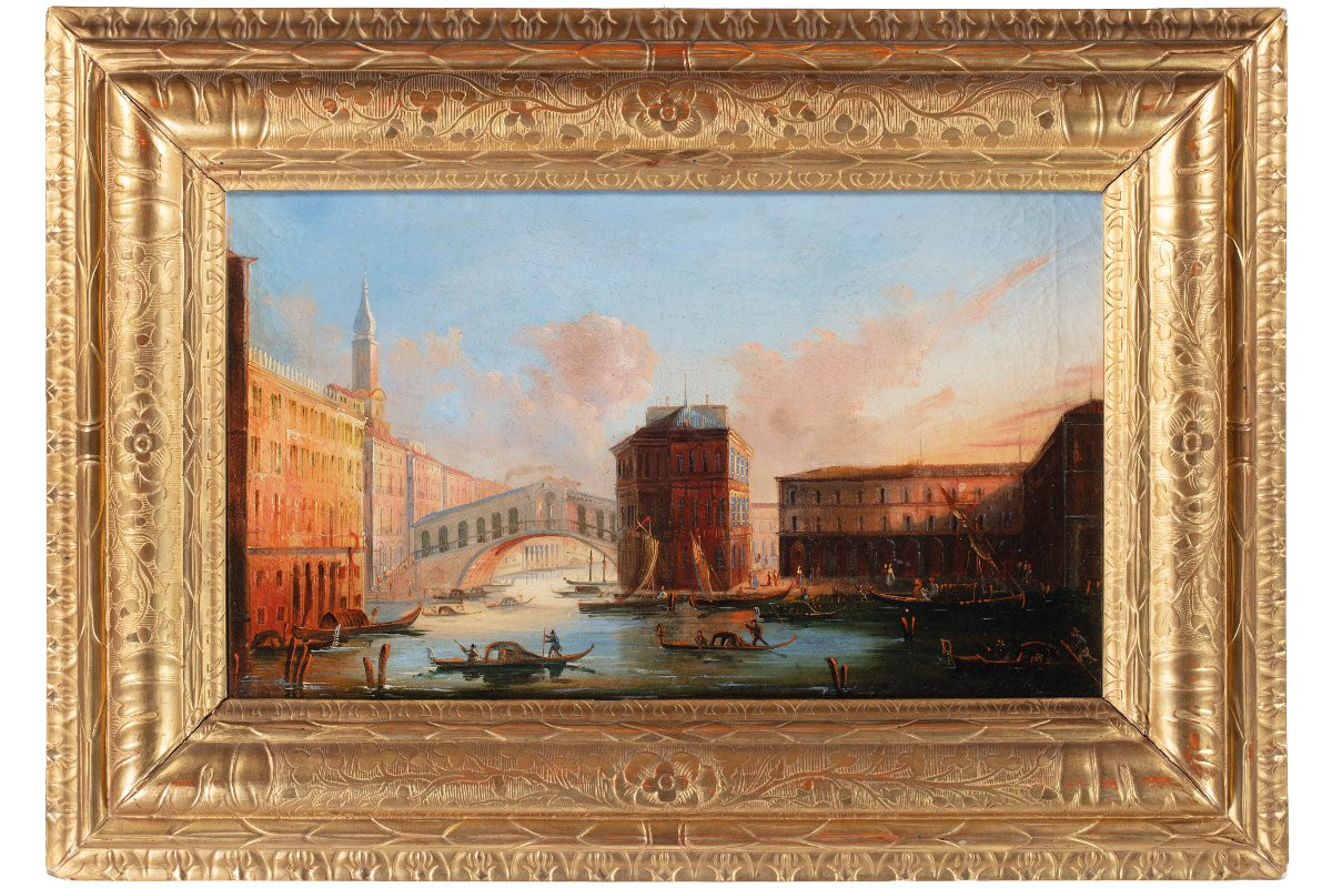 Coppia di vedute di Venezia-photo-4