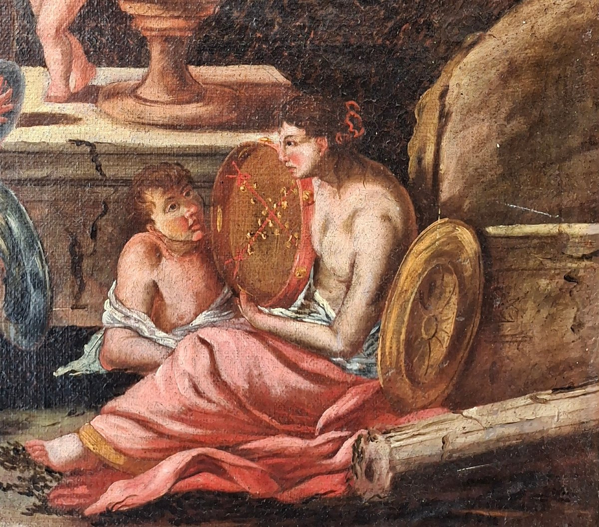 Giulio Carpioni (Venezia 1613-1678), coppia di dipinti-photo-5