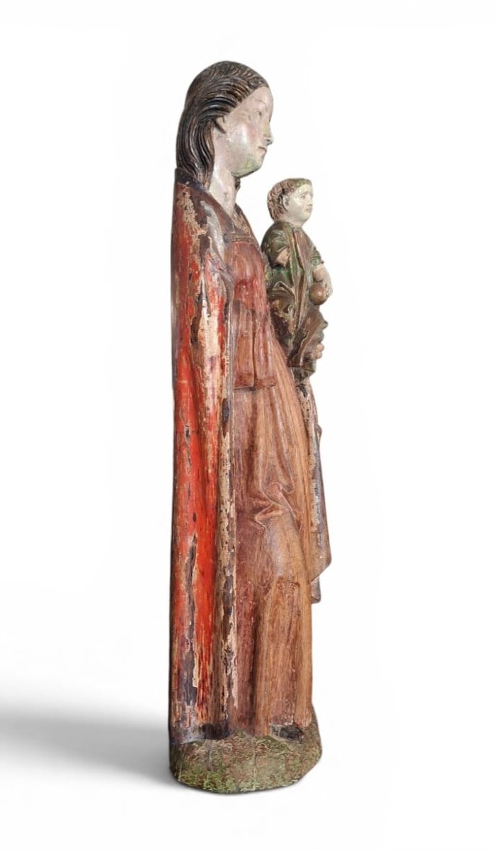 Scultura raffigurante Madonna con Bambino-photo-4