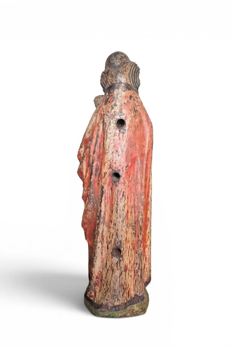 Scultura raffigurante Madonna con Bambino-photo-2