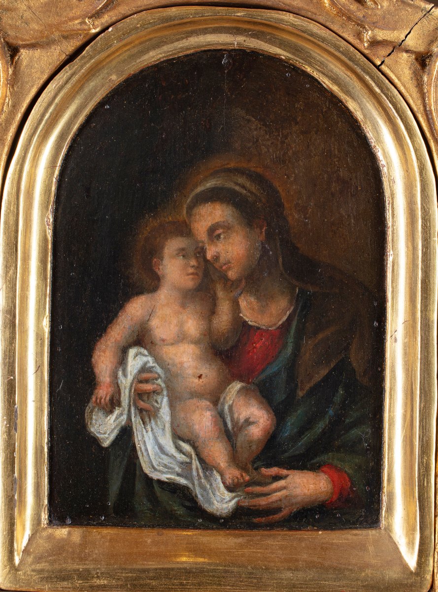 Madonna con Bambino, scuola emiliana-photo-2