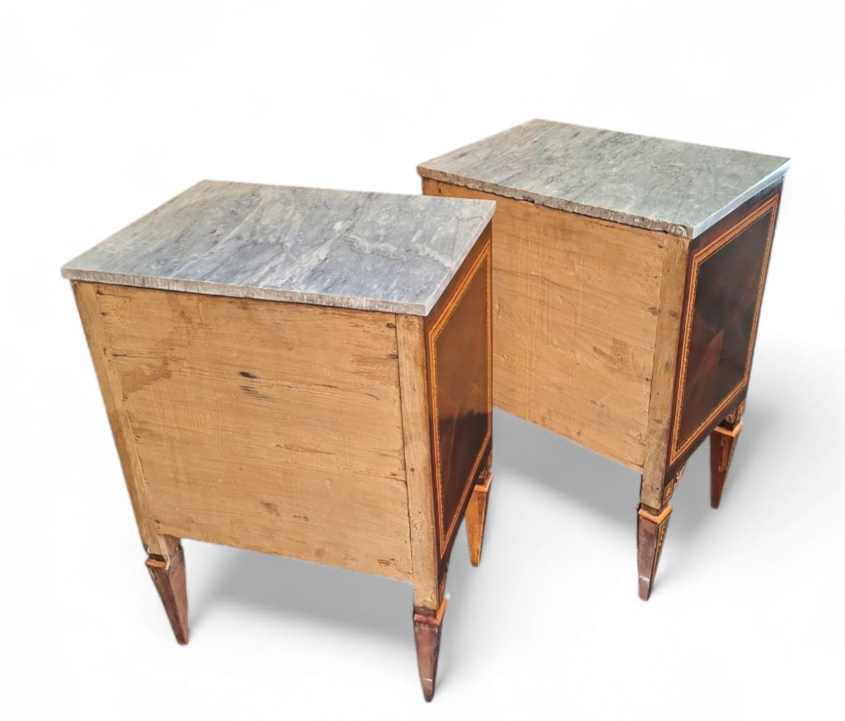 Coppia di comodini neoclassici-photo-3