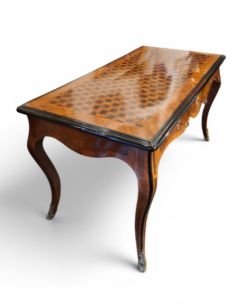 Bureau plat in stile Luigi XV-photo-1