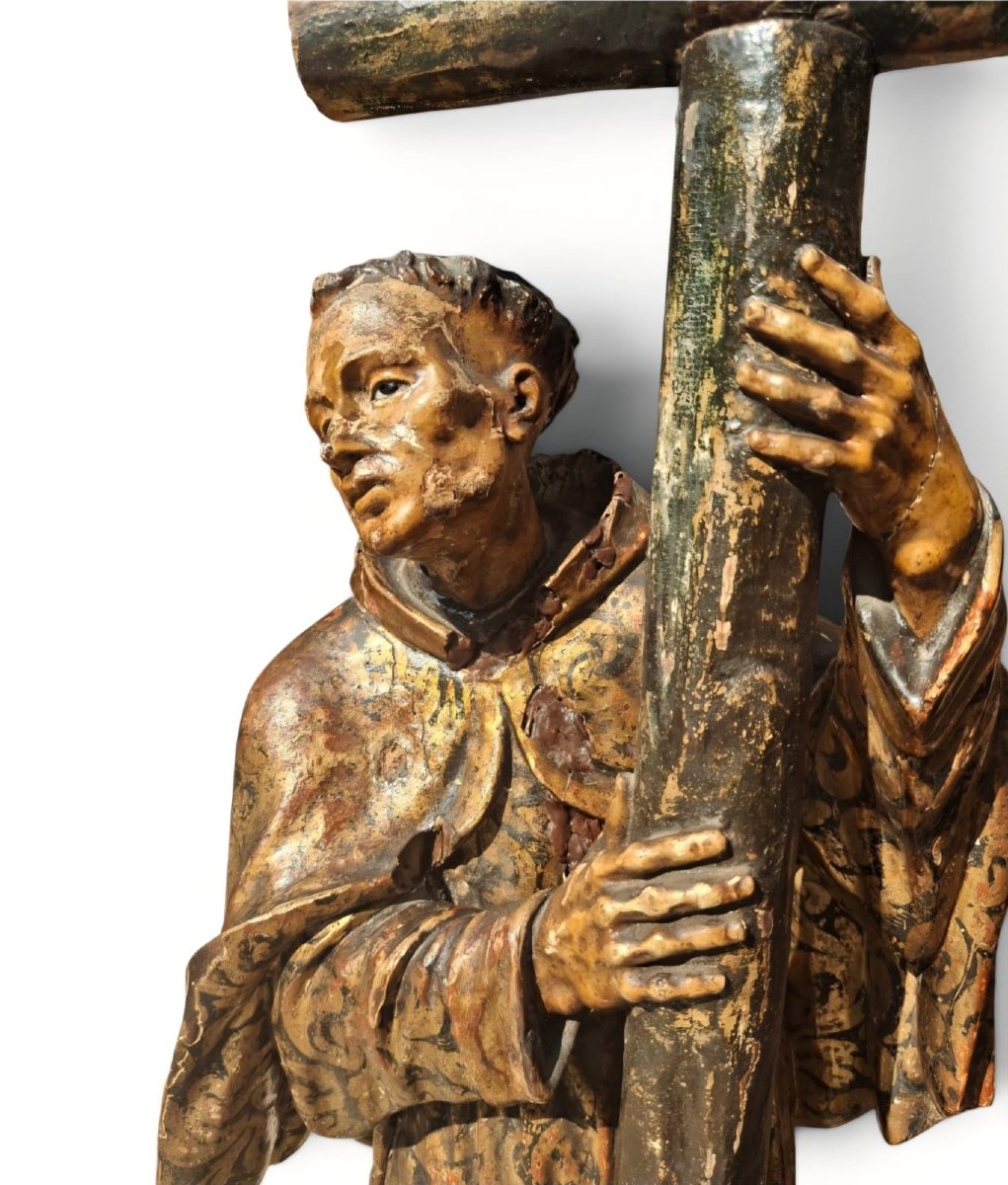 San Francesco d'Assisi, scultura lignea-photo-4