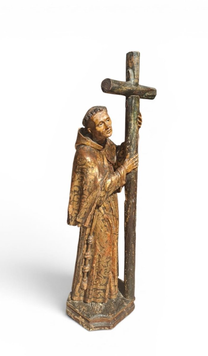 San Francesco d'Assisi, scultura lignea-photo-2