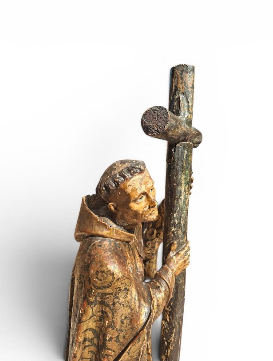 San Francesco d'Assisi, scultura lignea-photo-3