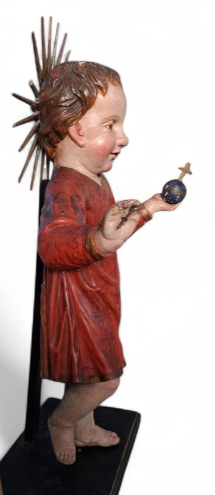 Scultura raffigurante Gesù benedicente-photo-3