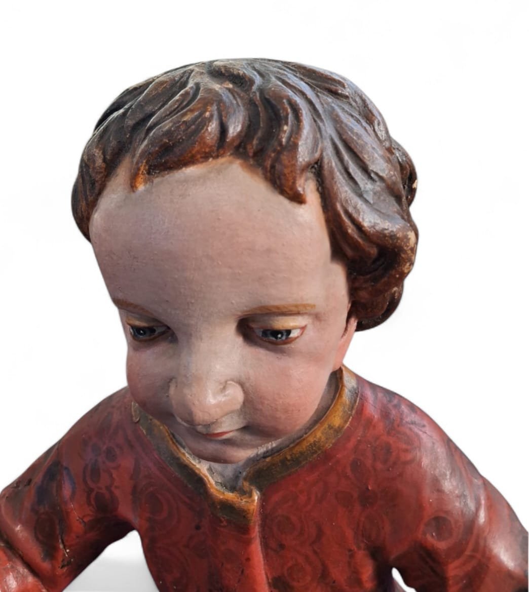 Scultura raffigurante Gesù benedicente-photo-1