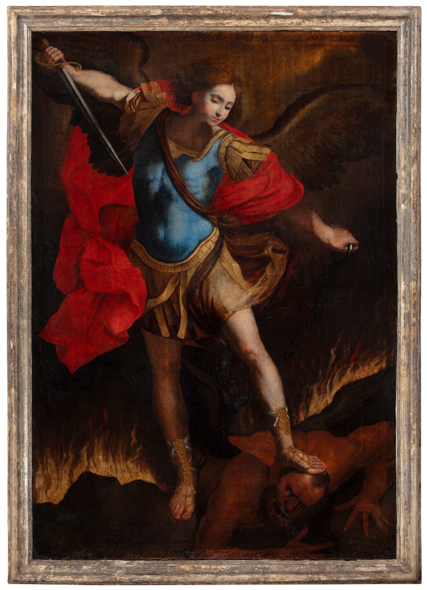 San Michele Arcangelo, cerchia di Guido Reni