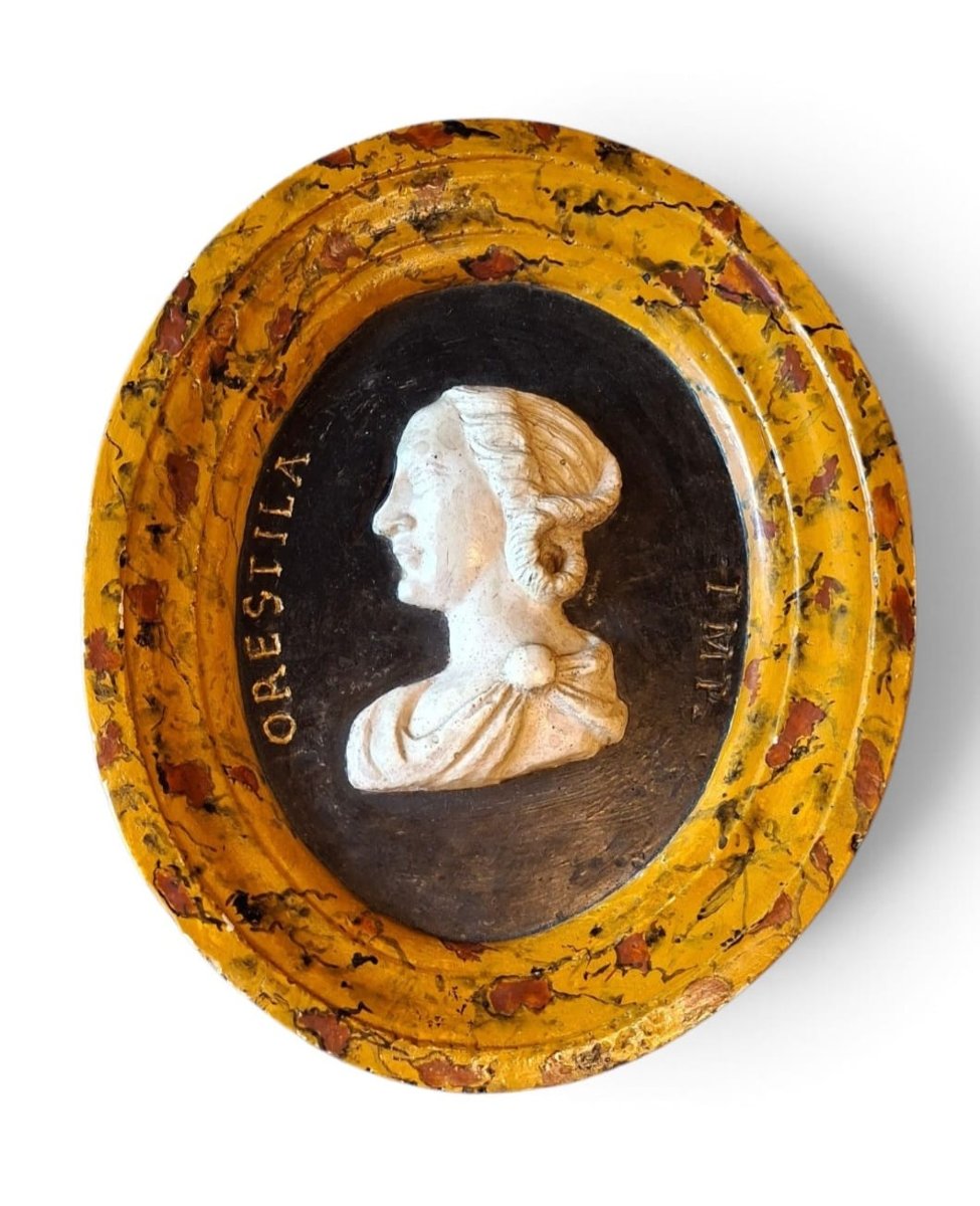 Coppia di medaglioni neoclassici-photo-2