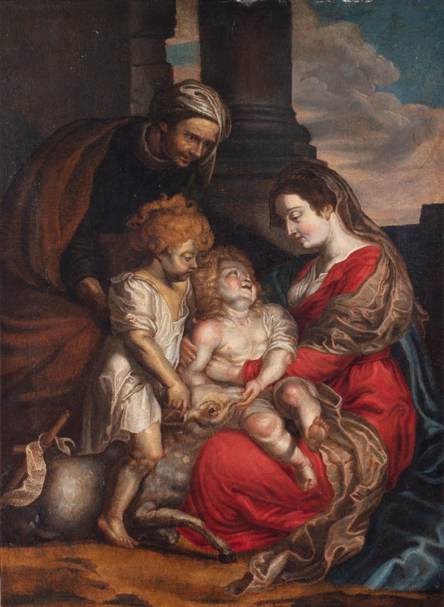 Madonna con Bambino, San Giovanni e Sant'Anna-photo-2