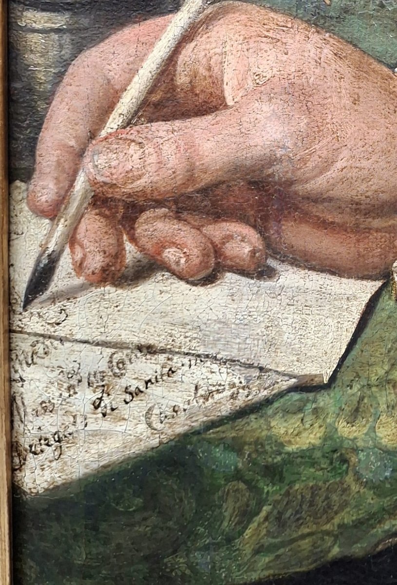 Ritratto di nobiluomo, pittore lombardo-photo-2