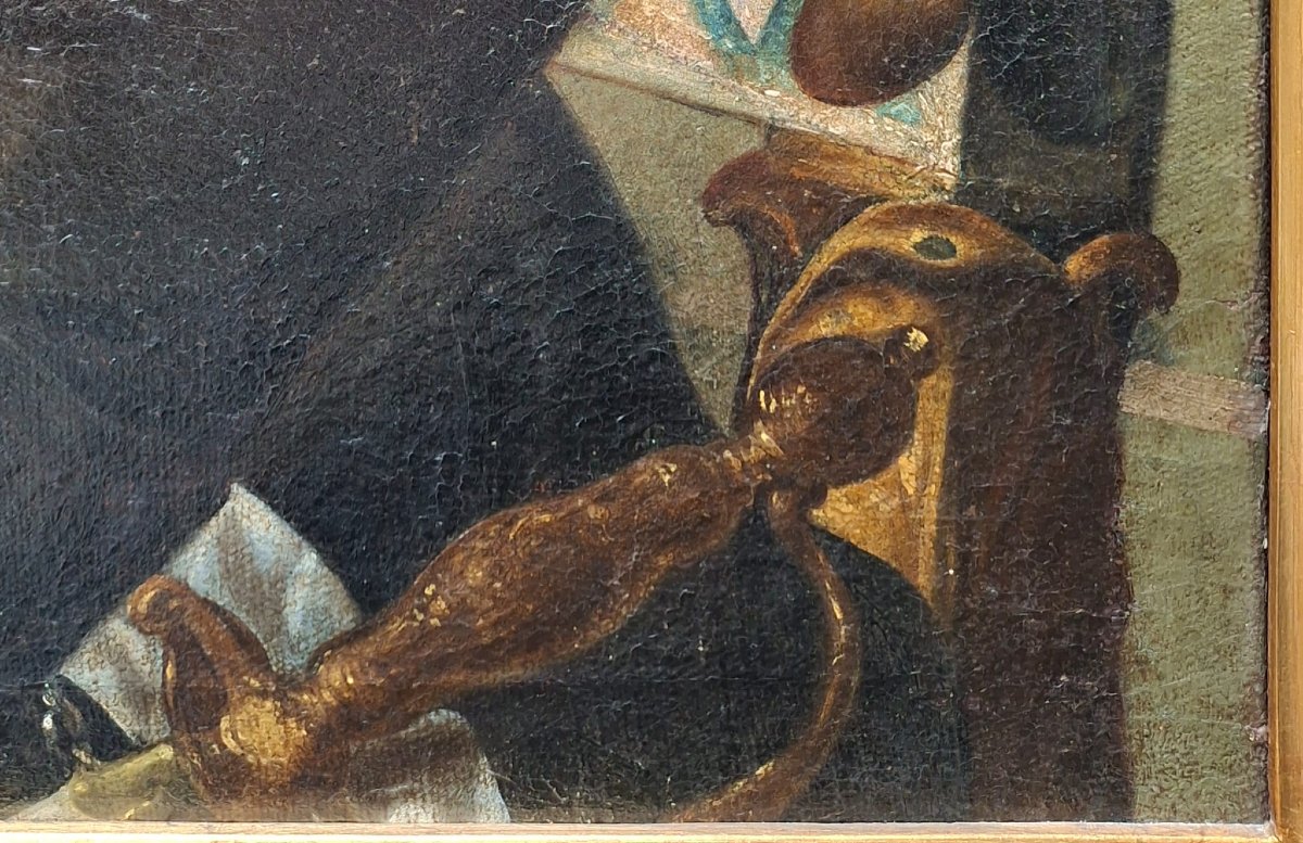 Ritratto di nobiluomo, pittore lombardo-photo-2
