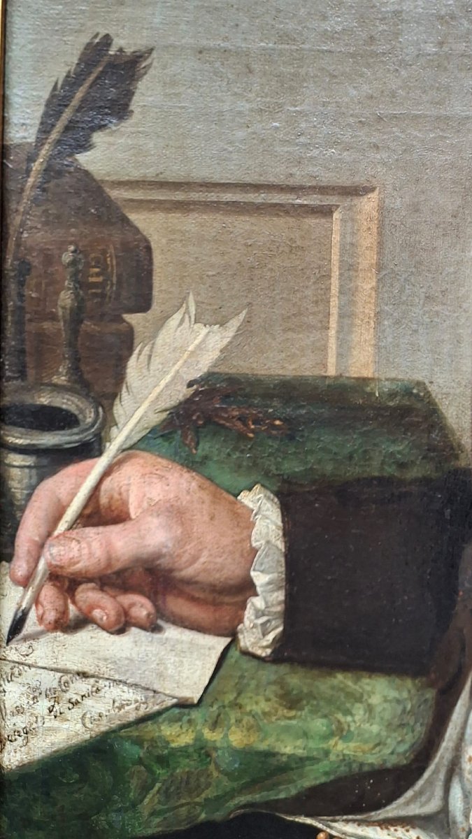 Ritratto di nobiluomo, pittore lombardo-photo-4