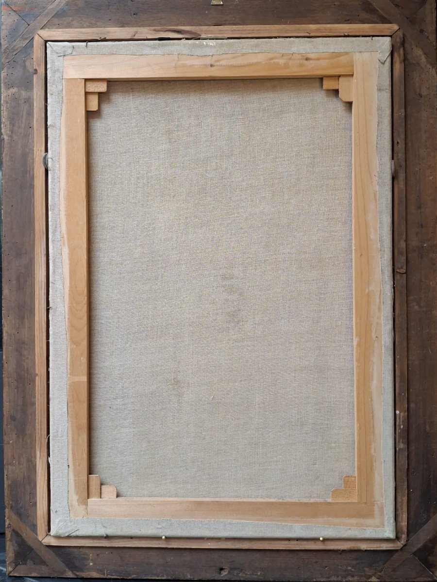 Ritratto di nobiluomo, pittore lombardo-photo-5