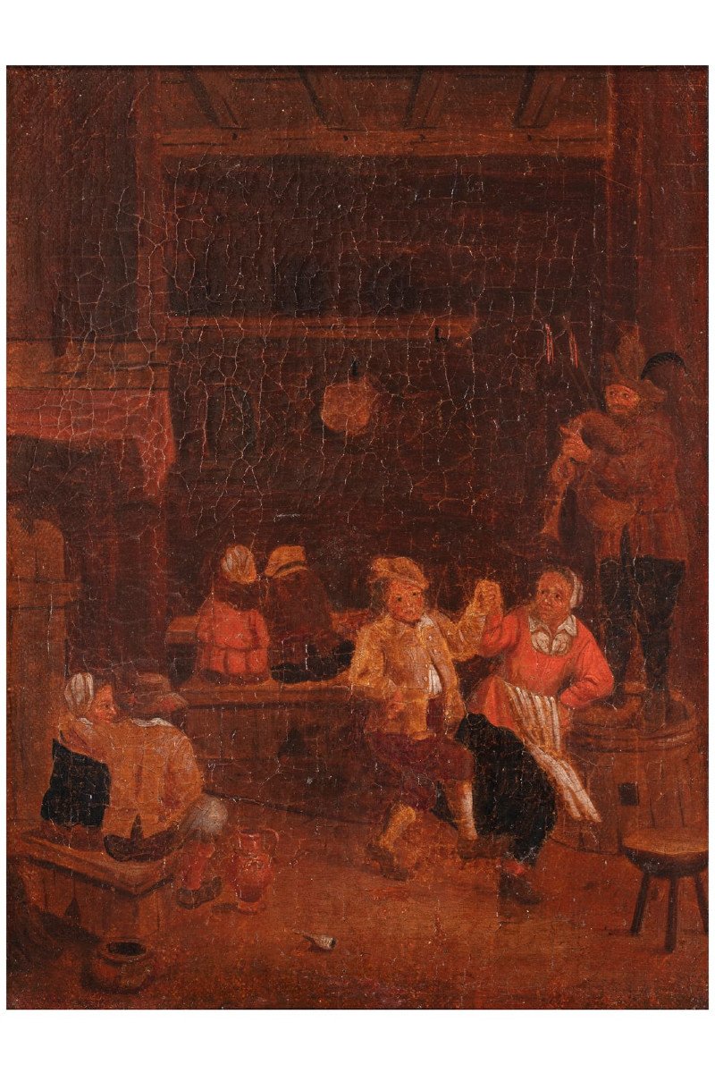 Intérieur d'Une Taverne, Peinture Flamande