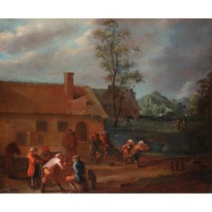 Dipinto fiammingo cerchia di David Teniers