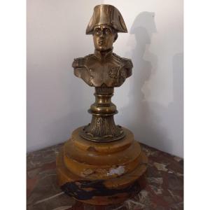 Busto di Napoleone in bronzo dorato