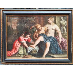 Betsabea al bagno, pittore veneto