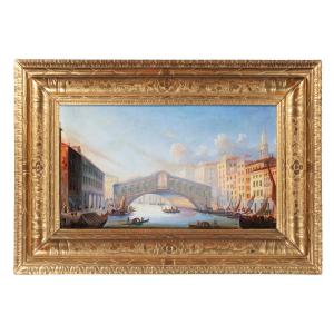 Coppia di vedute di Venezia