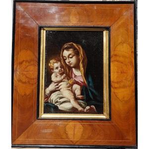 Madonna con Bambino, olio su tela