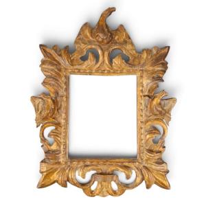 Cornice in legno dorato del XVIII secolo