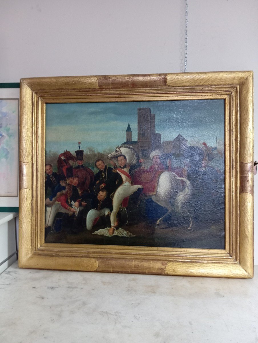 Dipinto dell'800 raffigurante Napoleone 