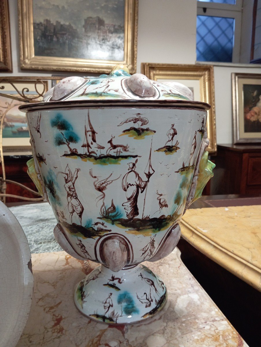 Vaso dell' 800 in ceramica di Albissola 
