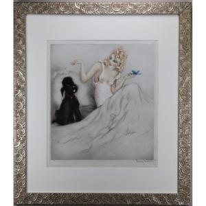 Louis Icart, Morning Cup, Etching And Aquatint, 1940