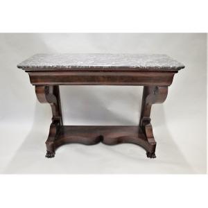 Mahogany Console From The Restoration Period.