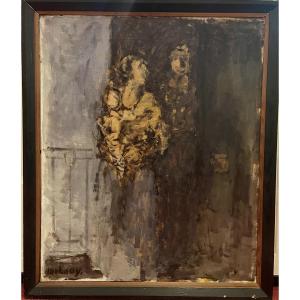 Moshe Mokady 1902 - 1975, Created Around 1940, The Hasidic Family 