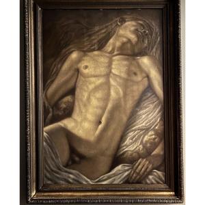 Johfra Bosschart 1919 - 1998 'the Androgyne' 1949 Panel 