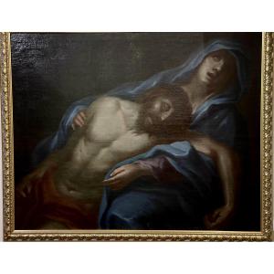 18th-century Caravaggesque Pietà, From A Former Convent In Flanders 