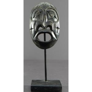 Canadian Indigenous Art, Anthropomorphic Wooden Sculpture Made By John Joseph (born In 1957)