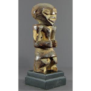 Nigeria, Mambila People, First Half Of The 20th Century, Hardwood Statuette Of The "tadep" Type