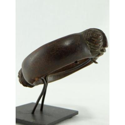 Luba People, Democratic Republic Of Congo, Rare Mask Carrier Bracelet.