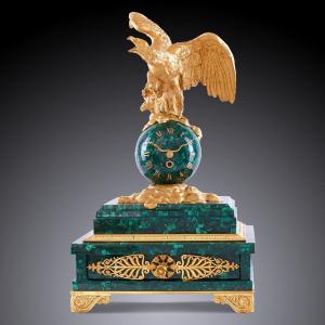 A Napoleon III Style Desk Clock