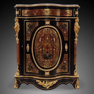 Boulle Style Chest Of Drawer Sfrom 19th C.