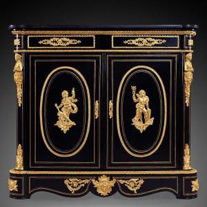French Cabinet From The 19th Century