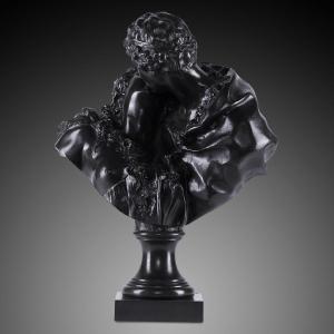 Cast Brass Statue To Convey Love