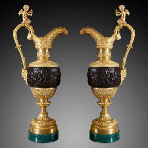 Pair Of Vases 19th Century