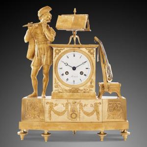 Empire Style Mantel Clock 