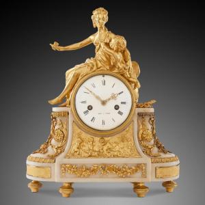 18th Century Mantel Clock By Diot In Paris